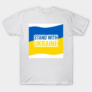 Stand With Ukraine Design T-Shirt